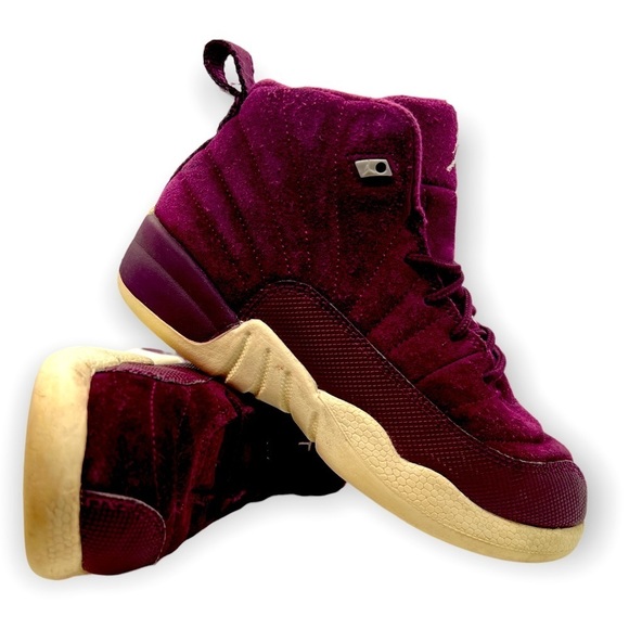 Kids 2017 Jordan 12 Retro Bordeaux 151186-617 - Picture 1 of 13